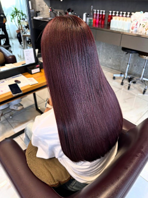 髪質改善カラー/艶カラー/透明感カラー