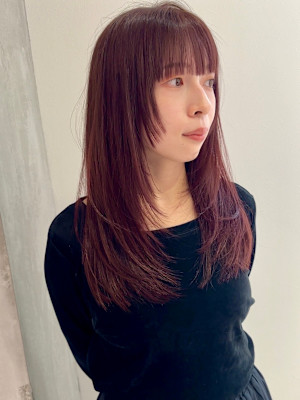 【YOKE】ボルドーワインレッドチェリーピンクラベンダー