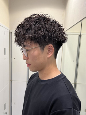 【平山明樹】縦落ちスパイラルパーマ