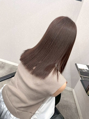 韓国/顔まわりレイヤー/カット/髪質改善/イルミナカラー