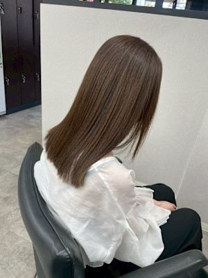 韓国/顔まわりレイヤー/カット/髪質改善/イルミナカラー