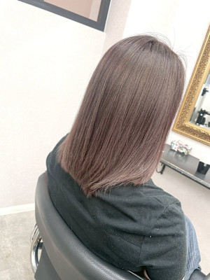 韓国/顔まわりレイヤー/カット/髪質改善/イルミナカラー