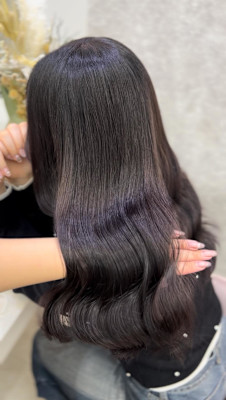 ナナセ/ダークラベンダー/艶カラー