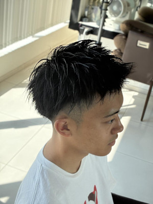 2ブロックスパイキーショート