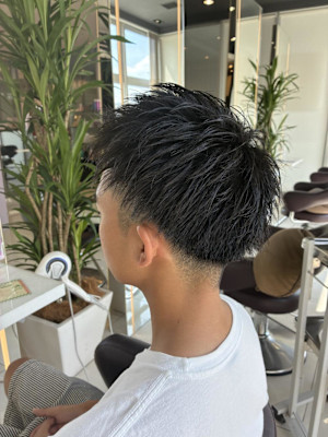 2ブロックスパイキーショート