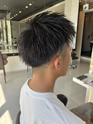 2ブロックスパイキーショート