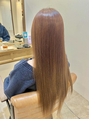 髪質改善カラー/サンドベージュ