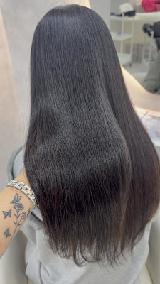 ミディアム/暗めカラー/デザインカラー/フェイスフレーミング