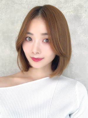 【La fith】カーテンバング×切りっぱなしボブ