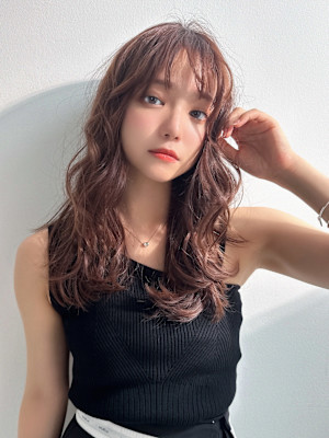 【La fith】シースルーバング×ショコラブラウン