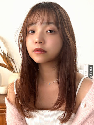 【La fith】ウォームベージュ×ストレートレイヤー