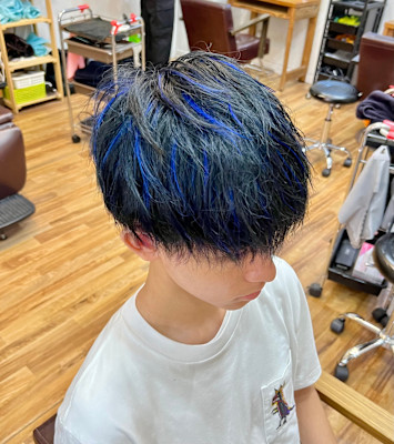 シャドウパーマメンズハイライト