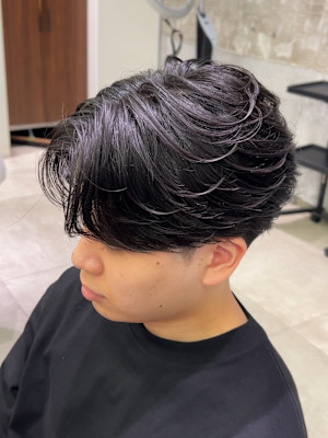 【LIPPS横浜】フェザーパーマ／フェザーショート