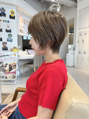 大人可愛い30代40代50代貴田博彦ショート 49