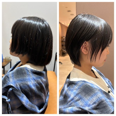 長さは変えずにスタイルチェンジ