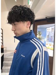 刈り上げマッシュパーマ