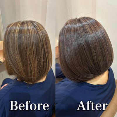 白髪ぼかし(グレージュ系)白髪キレイにマイナス10歳