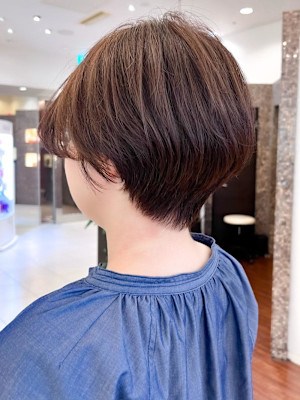 丸みショートボブ