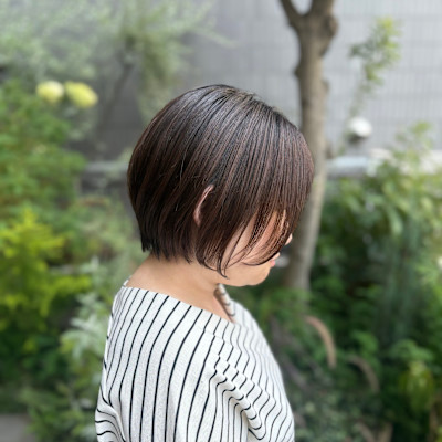 ショートカット　丸みショート　