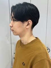 センターパート！毛流れパーマ