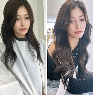 ワンホン×羽エクステ100本ロング