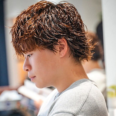 【メンズ×カット×メンズカット×パーマ】縮毛矯正も人気