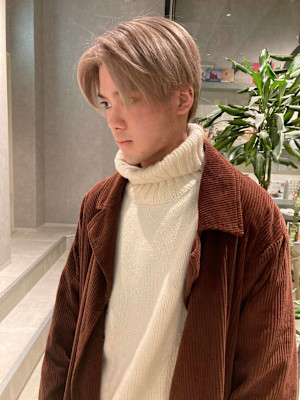 メンズミルクティセンターパート【Lolonois中津】