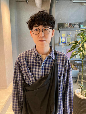 メンズマッシュランダムパーマ【Lolonois中津】