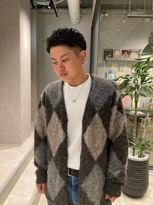 メンズツーブロックショート【Lolonois中津】