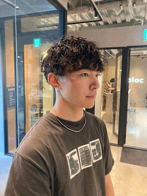 メンズマッシュ波ウェーブ【Lolonois中津】