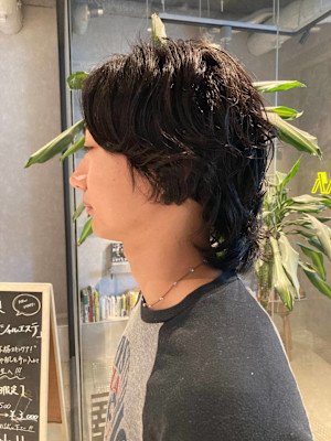 メンズウルフビッグパーマ【Lolonois中津】