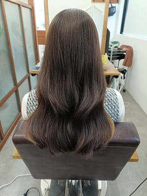 髪質改善×艶ベージュ×ロング
