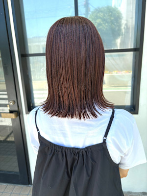 コーラルピンク×外ハネボブ