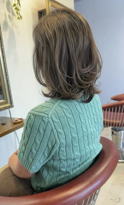 ミディアムレイヤーカット