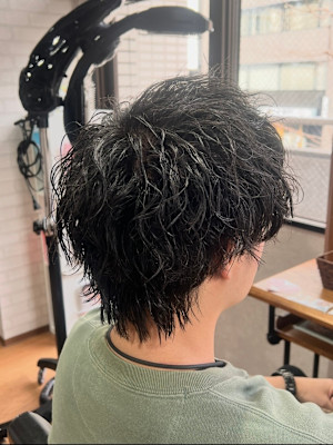 無造作ウェーブマッシュ