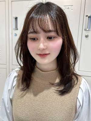 【ChaoMICHI yu-ka】レイヤーカット　ベージュ