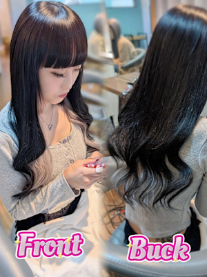 前も後ろからも可愛い！