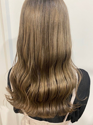 髪質改善水素カラー/ゴールドベージュ