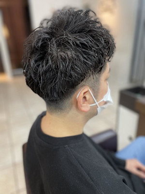 メンズ2ブロックスタイル