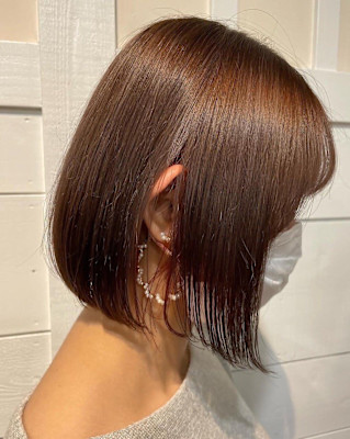 インナーカラー×ボブ