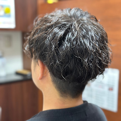 波パーマ/パーマ/かき上げ/ツイスパ/神保町