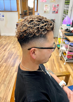 スキンフェード宮城リョータパーマ