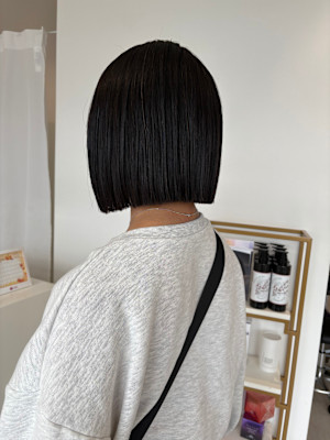 縮毛矯正×ボブ