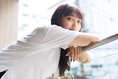 ロングヘア　前髪カット