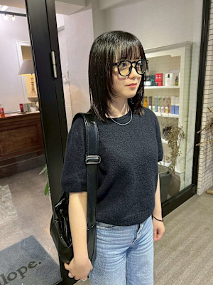 酸性ストレート　レイヤーカット