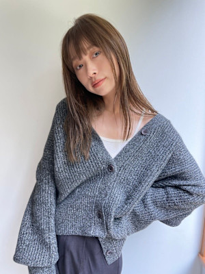 髪質改善水素カラー♪透明感シアーベージュ