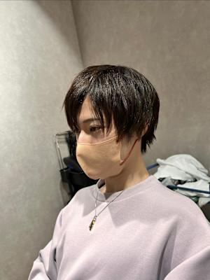 ナチュラル束感ショートレイヤー