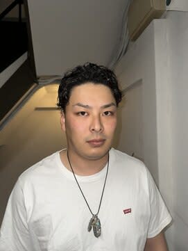 癖毛風メンズパーマ