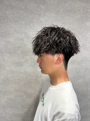 渋谷駅/学割U24/メンズサロン/フェザーパーマ