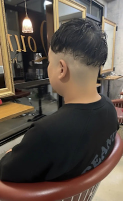 ２ブロックフェードカット